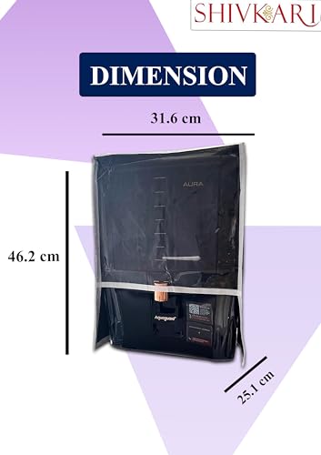 Image of Plastic Body Protective Cover for Eureka Forbes Aquaguard Aura Enhance Mineral RO+MF Alkaline Water Purifier, RO+MF Model Waterproof & Dustproof Water Purifier RO Body Cover