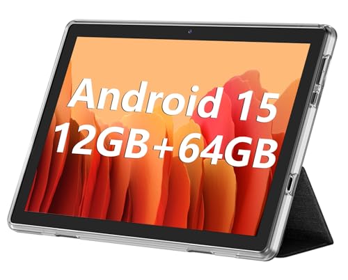 Android Tablet, 10.1 inch Android 15 Tablets 12GB(4+8) RAM /