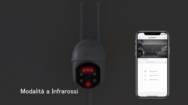 ieGeek 2K 3MP WiFiSolar Telecamera di sicurezza Wireless