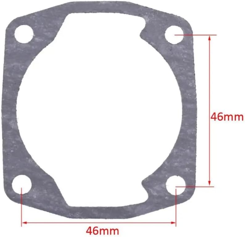 45mm Cylinder Piston Pin Gasket Kit Compatible with Chinese 5200 52cc Chainsaw Part