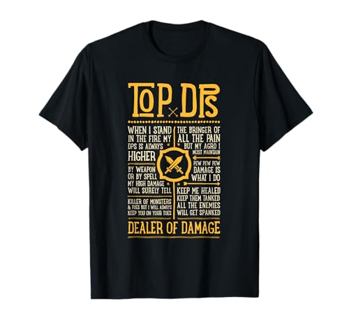 WoW Jeu de rôle amusant Top DPS T-Shirt