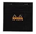 Produktbild Block Heft Rhodia"Das quadratisch" 14.8 x 14.8 cm 80 Blatt 80 g Q.5x5 schwarz
