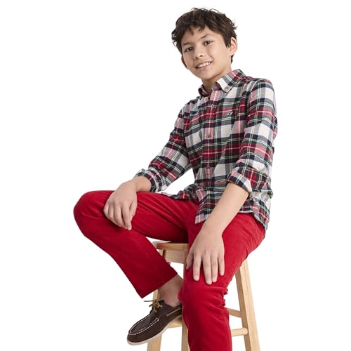 vineyard vines Boys' Vineyard Flannel Plaid Shirt3