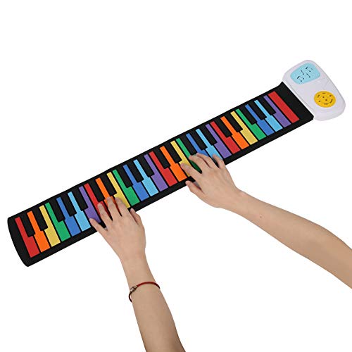 Vbest life 49 Touches Roll Up Piano Portable ¨¦lectronique Multi-Couleurs Hand Roll Piano Instrument de Musique Clavier en Silicone Enfant Jouet Adulte - Les Beatles, Paul McCartney, John Lennon, RIngo Starr, George Harrison Vbest life 49 Touches Roll Up Piano Portable ¨¦lectronique Multi-Couleurs Hand Roll Piano Instrument de Musique Clavier en Silicone Enfant Jouet Adulte – Image 8