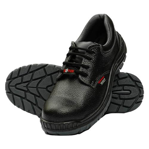 Hillson Bolt Steel Toe ISI and CE Certified Protective Safety Footwear with 200J Toe Cap (Steel Toe, 10) Black (B0D44KY41J) Amazon Price History, Amazon Price Tracker