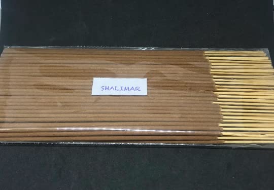 Shalimar Incense Sticks - 100% Natural Incense Sticks - Christmas Incense Sticks - Traditional Indian Incense (No Damaged Sticks Hand Sorted Packet) (100 Sticks)