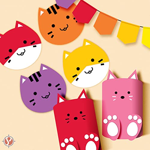 Assorted Bright Colored Paper – Perfect For Arts And Crafts, Invitations, Flyers, Posters, Menus, Decorations | Regular 24Lb Bond (90Gsm) | 11" X 17" | 25 Each Color (200 Sheets Total) #TOP3