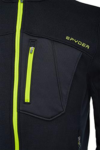Image of Spyder Men's Bandit Hybrid Full Zip Mid Layer Jacket