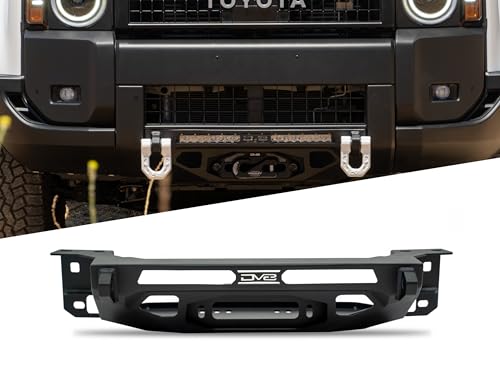DV8 Offroad Centric Front Bumper for 2024 Toyota Land Cruiser | Center Mount Design | Heavy-Duty Winch Mount | (1) 20