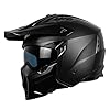 One by Camamoto | Casco Scooter e Moto, Track Jet, Nero Opaco, Integrale con Mentoniera Estraibile, Omologato ECE R22-06, Taglia M (57-58 cm)