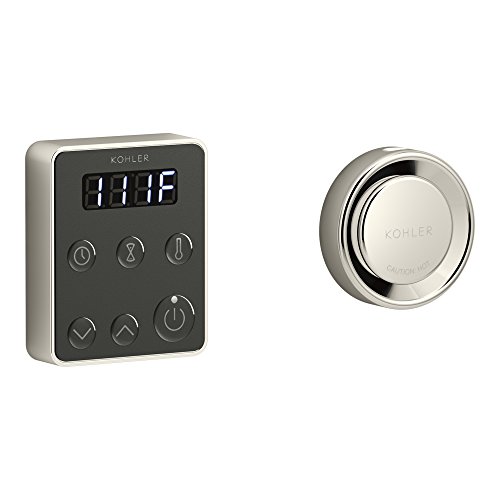 Image of Kohler K-5557-SN Invigoration Series Steam Generator Control Kit, Vibrant Polished Nickel