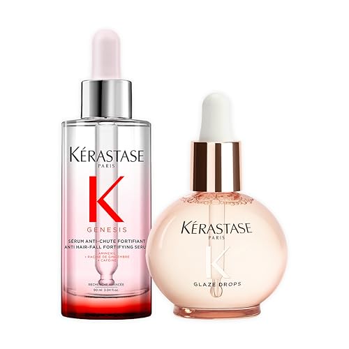 Image of Kerastase DUO Genesis Serum Anti-Chute Fortifiant 90ml & Gloss Absolu High-Gloss Lightweight Oil 45ml