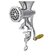 GOTOTOP Máquina de Pulir Picadora de Carne, Máquina de Pulir Manual Picadora de Carne Giratoria Picadora de Carne de Acero Inoxidable Picadora de Carne Manual para Carne Picada, Galletas