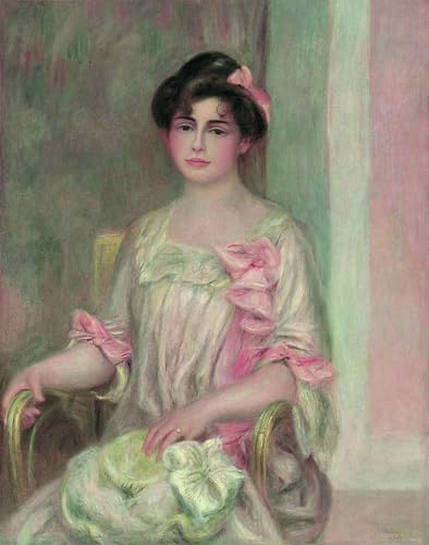 Cuadro en lienzo de Renoir Retrato de Madame Josse Bernheim Dauberville para pared de 60x90cm