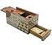 Enigma Decode Secret Puzzle Box - Money and Gift Card Holder in a Wood Magic Trick Lock with Two Hidden Compartments Brainteaser