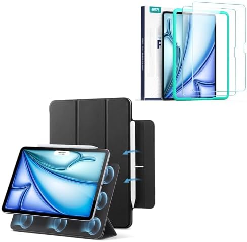 ESR for iPad Air 11 Inch Case M3/M2 (2025/2024) + 2 Pack Screen Protector image 4