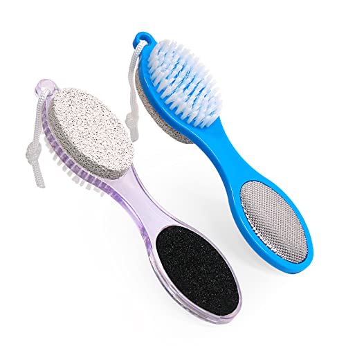 Fangze 4-in-1 Pumice Foot Brush (2 Pack)