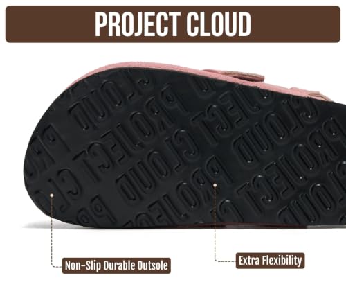 Image of Project Cloud Kids 100% Genuine Leather Non Slip Clogs with Cork Footbed