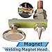 Magnet Head Magnetic Ground Clamp Metal Plate Welding Support Tool Accessories Weldings Tools 1Pcs(Single Head)