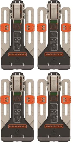 Image of BLACK+DECKER MarkIT Picture Hanging Kit (BDMKIT101C) 5.9 x 2.2 x 12.2 inches (Pack of 4)