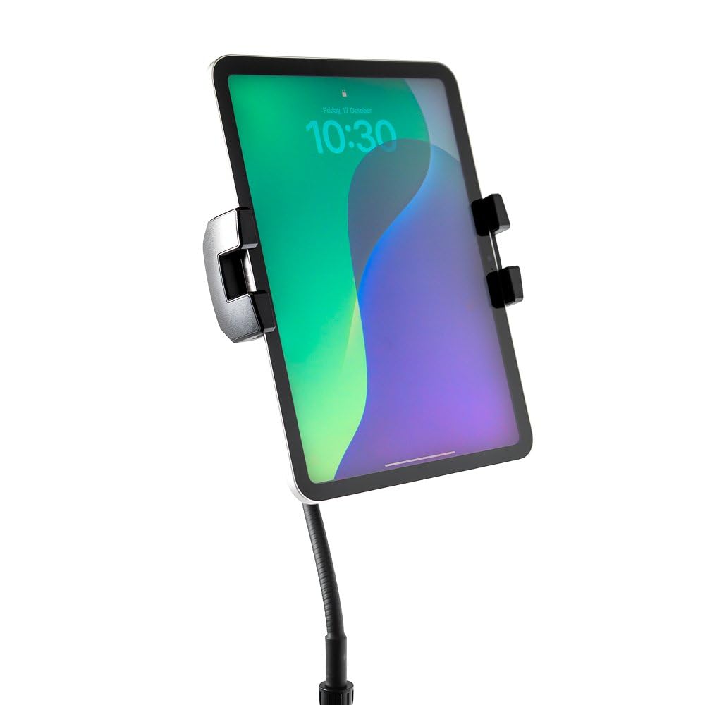 KOTO – Supporto da Pavimento per Smartphone e Tablet, Braccio Flessibile, Altezza Regolabile, Rotazione a 360°, Compatibile con Telefoni e Tablet