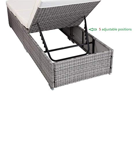 Suq I Ome Adjustment Brackets For Chaise Lounge Multi Position Adjustable Reclining Brace Heavy Duty Screwed Or Riveted Joint Girder Convertible Outdoor Patio Furniture Durable (5 Position, Black) #TOP2