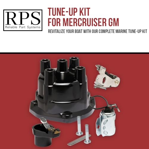 image for RPS Ignition Distributor Cap, Rotor, Points, Condenser tune up Kit for