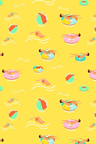 Summer Pattern - Sunny Beach Time 28: Graph Paper 5x5 Notebook for the Summertime at the Beach