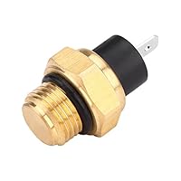 Motorrad Lüfterschalter, Kupfer Temperaturschalter, Motorrad Kühlerlüfter, Induktionsschalter für VFR700F VFR750F VFR800