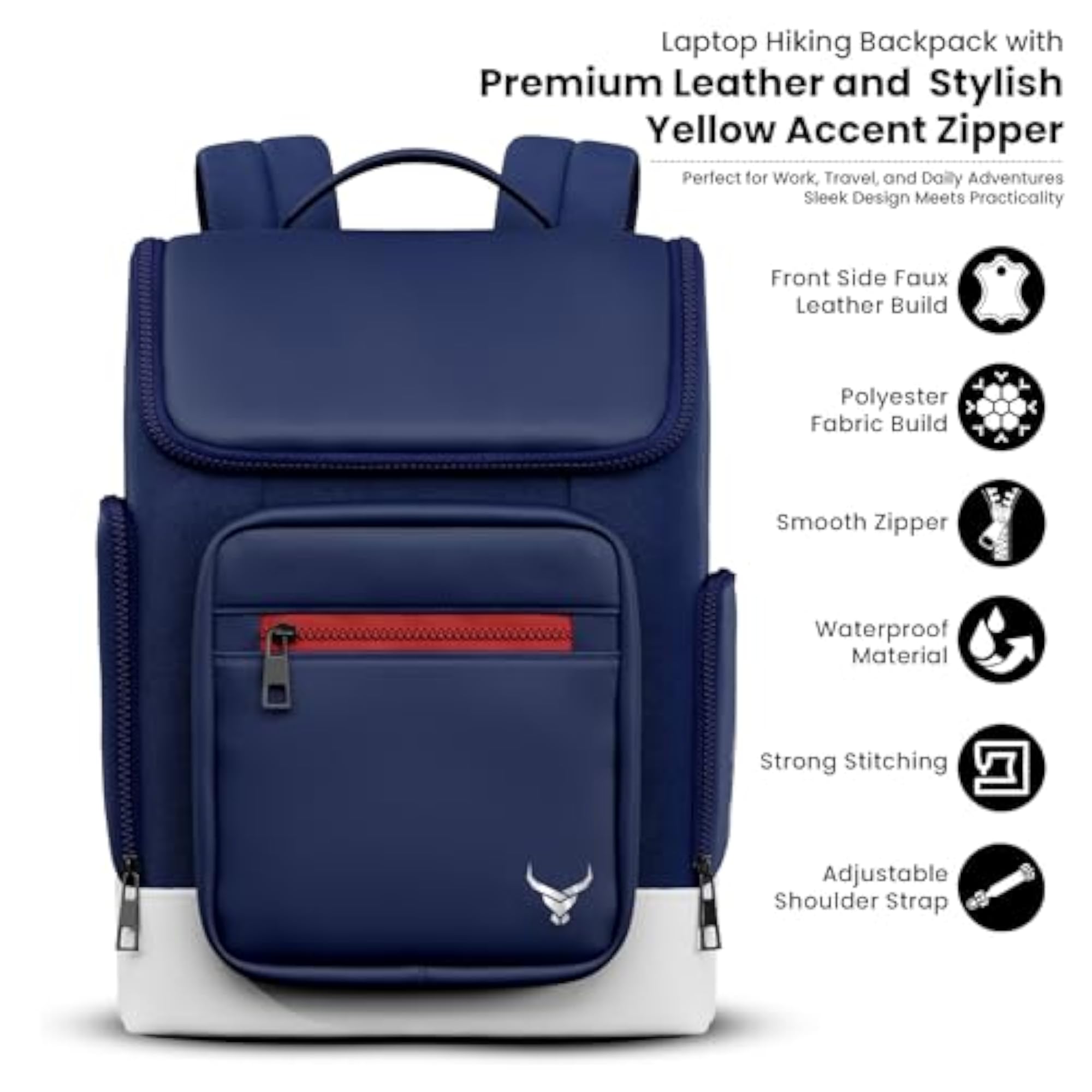 Robust Backpack Water-Resistant 15.6" Laptop Bag