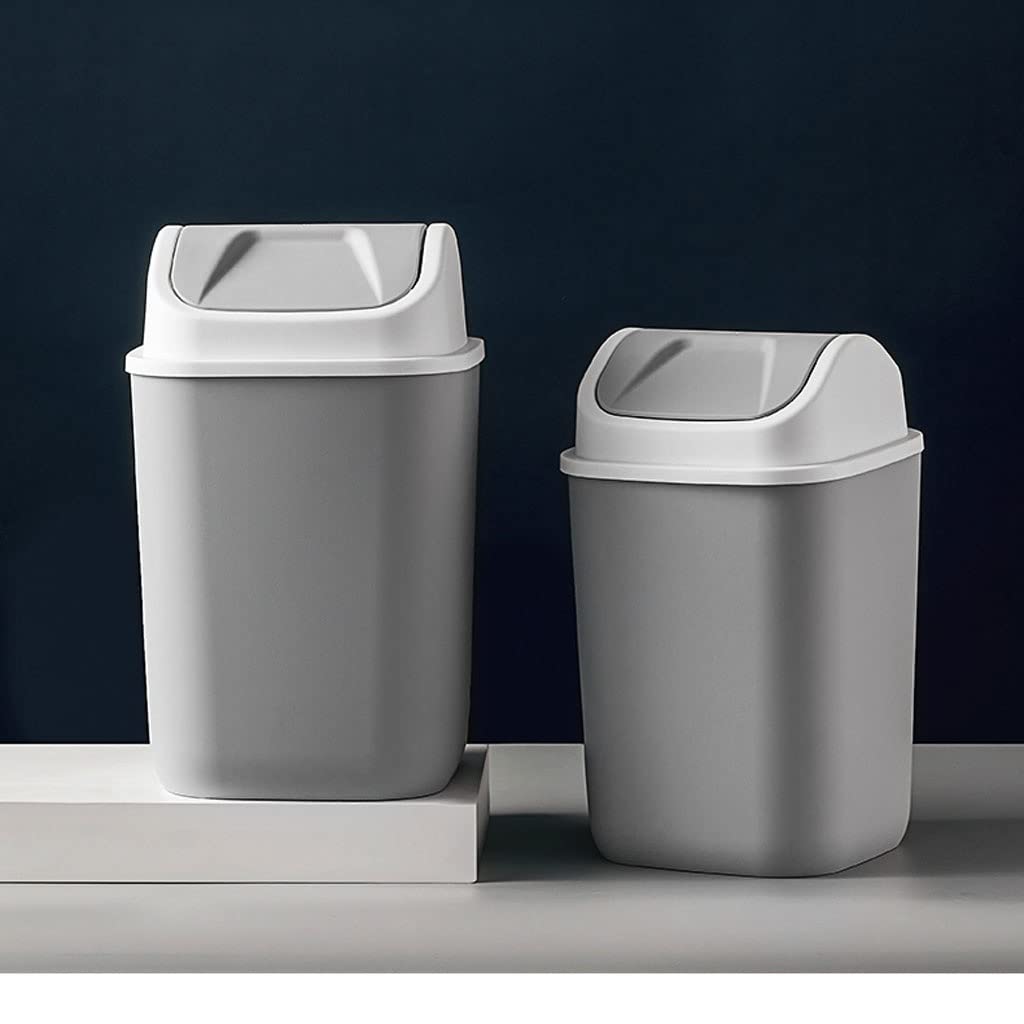 Papelera de Interior para Cocina, Papelera de Gran Capacidad, con Tapa, para el hogar, Inodoro, baño, Sala de Estar, Dormitorio, Papelera y contenedor de Reciclaje.