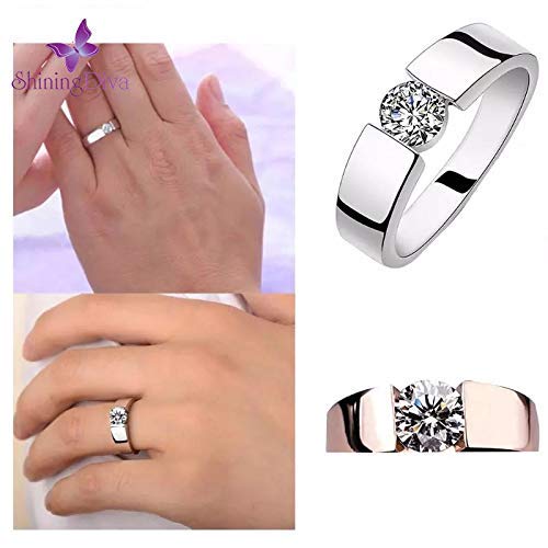 AAA Solitaire Plated Ring (9859r)