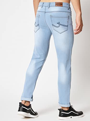 Image of RAGZO Jeans Pant for Men Slim Fit Stretchable Casual Look Breathable Fabric