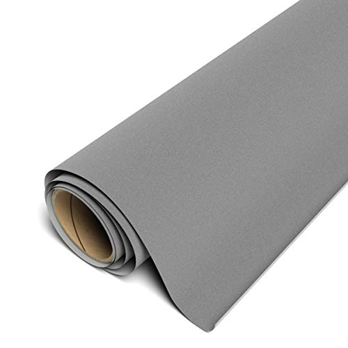 Siser Stripflock Pro Htv 12"X1Yd Roll - Iron On Heat Transfer Vinyl (Gray) #TOP7