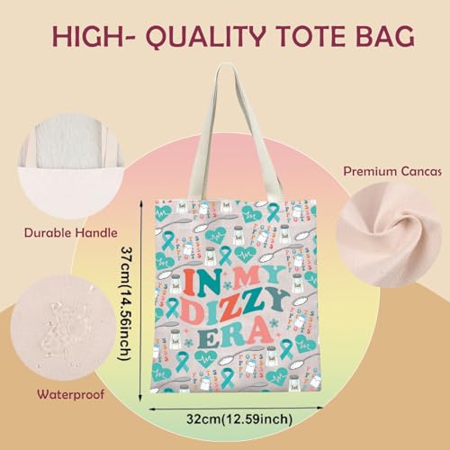 Bolso tote de concienciación sobre el síndrome POTS, para guerreros y regalo de sanación miniatura 4
