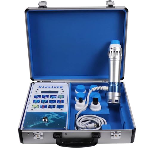 oiakus Máquina De Terapia De Ondas De Choque, Dispositivo De Tratamiento Externo Profesional, Dispositivo De Terapia De Ondas De Choque Focalizada, Masajeador para Alivio del Dolor