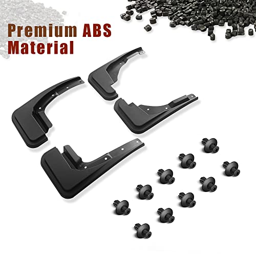 Image of Muslogy Mud Flaps for 2022-2026 Ford Maverick(Not for Lobo Edition) | for 2022 2023 2024 2025 2026 Maverick Mud Flaps No Drilling Needed Exterior Accessories Splash Guard