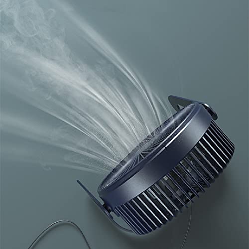 Micky Lee Usb Desk Fan Small Personal Desktop Table Fan With Strong Wind Quiet Operation Portable Mini Fan For Office Bedroom (Teal) #TOP5