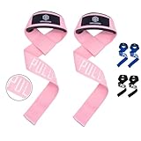 FITFLEXION Straps Gym Antideslizantes Hombre y Mujer - Nylon Ultra Resistente, Antiolor y Lavable - Espuma Acolchada para Máxima Comodidad - Diseño Motivador para Entrenamientos Seguros y Exitosos