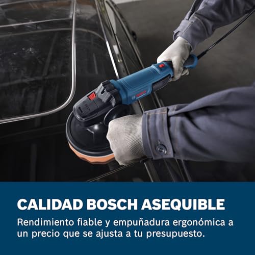 Miniatura 5 de Bosch Professional Pulidora Rotativa Gpo 11-180 S Incluye 1 Plato De Caucho De 180 Mm, 1 Esponja De 180 Mm, 1 Empuñadura Auxiliar