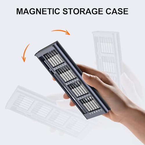 JOREST 25-in-1 precisie-schroevendraaierset, mini-reparatiegereedschapskit met Torx voor MacBook, computer, laptop, iPhone, PS5, Xbox, schakelaar, bril, horloge, ringdeurbel, elektronisch, kleine - Afbeelding 5