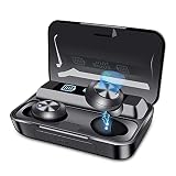 🎵【Superior calidad de sonido】Cascos inalambricos con una calidad y diseño de sonido estéreo únicos le brindan la experiencia de escucha perfecta, le permiten sentir una música más realista.Bajos de resonancia cristalinos y profundos, características de sonido cuidadosamente ajustadas,los auriculares deporte inalambricos le brindan un sonido envolvente que lo hace para una mejor experiencia auditiva durante el ejercicio.