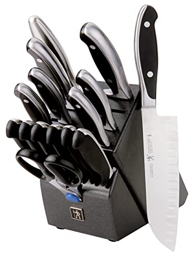 Henckels Forged Synergy East Meets West Knife Block Set, 16 Piece, Black #TOP1