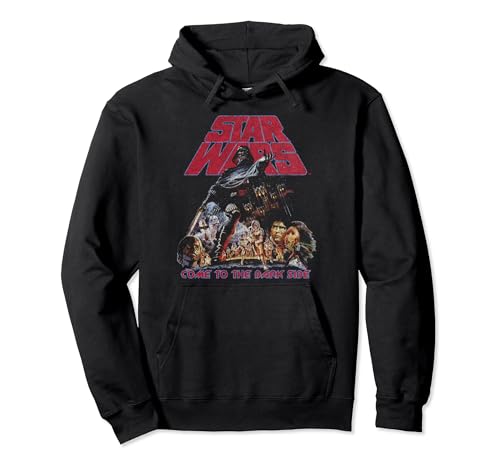 Sweat Star Wars Come to the Dark Side grunge style pour homme et femme en coton noir
