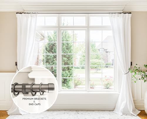 BlastHome® Luxuriöse Gardinenstange + Premium-Durchmesser + Elegant für jeden Raum
