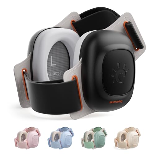 Image of MAMAZING Baby Ear Muffs for 3-48 Months, 25dB Noise Cancelling Headphones | Soft & Adjustable Baby Hearing Protection for Airplane Travel, Party and Fireworks, Newborns to Toddlers, CE & ANSI Certified