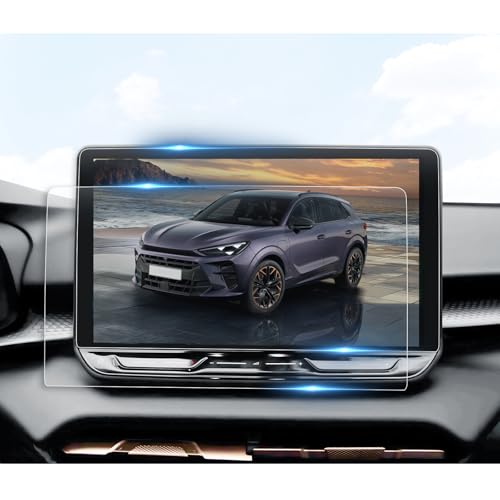 BIBIBO 12,9 Zoll Terramar Premium Displayschutzfolie, Schutzfolie kompatibel mit Cupr-a Terramar 2025 Hybrid/Plug-in Hybrid, 2 Stück, kratzfest, klar, blasenfrei