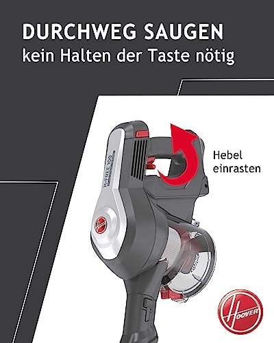 Hoover H-FREE 100 PETS Akku-Staubsauger ohne Beutel + Tierdüse – bis zu 40 Min. Laufzeit, kabelloser mit LED, XL Staubbehälter & Parkfunktion – Handstaubsauger mit Fugendüse & Staubbürste – Bild 7
