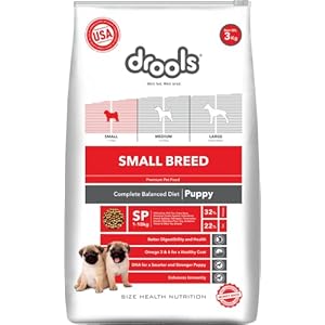 Drools Small Breed Puppy, Premium Dog Food Kibble – 3 Kg