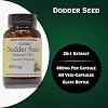Barlowe's Herbal Elixirs Dodder Seed (Tu Si Zi) | 20:1 Extract | 600mg Per Capsule | Kidney Yang & Longevity Support | 60 Vegan Capsules | Stearate-Free, Additive-Free, Glass Bottled #2